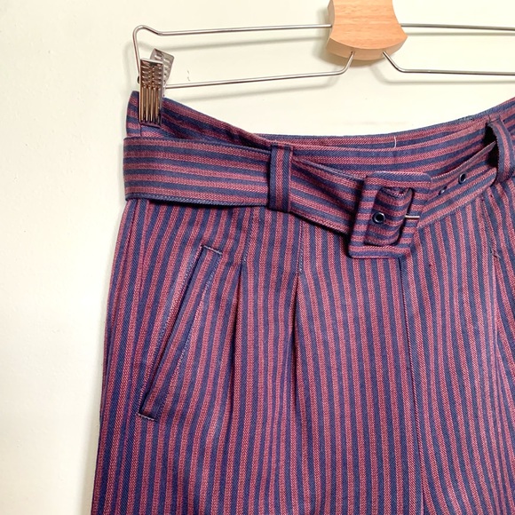 Anthropologie striped, high waisted trousers - Picture 2 of 4